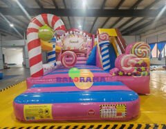 Şişme Candy Land Oyun Alanı 5x4x3.9h Mt