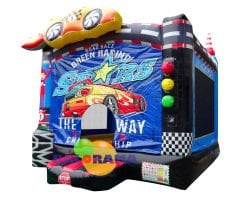 Racing Stars Şişme Oyun Parkuru 4x4x4h Mt