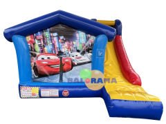 Sevimli Arabalar Kombo Şişme Oyun Parkı 3.55x3.3x2.5h Mt
