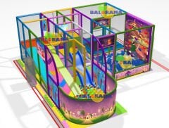 Konveyor Kaydıraklı Softplay Oyun Alanı 36m2