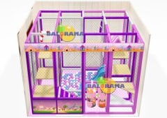 Softplay Engelli Parkur Top Havuzu 3.4x3.1x2.5h Mt