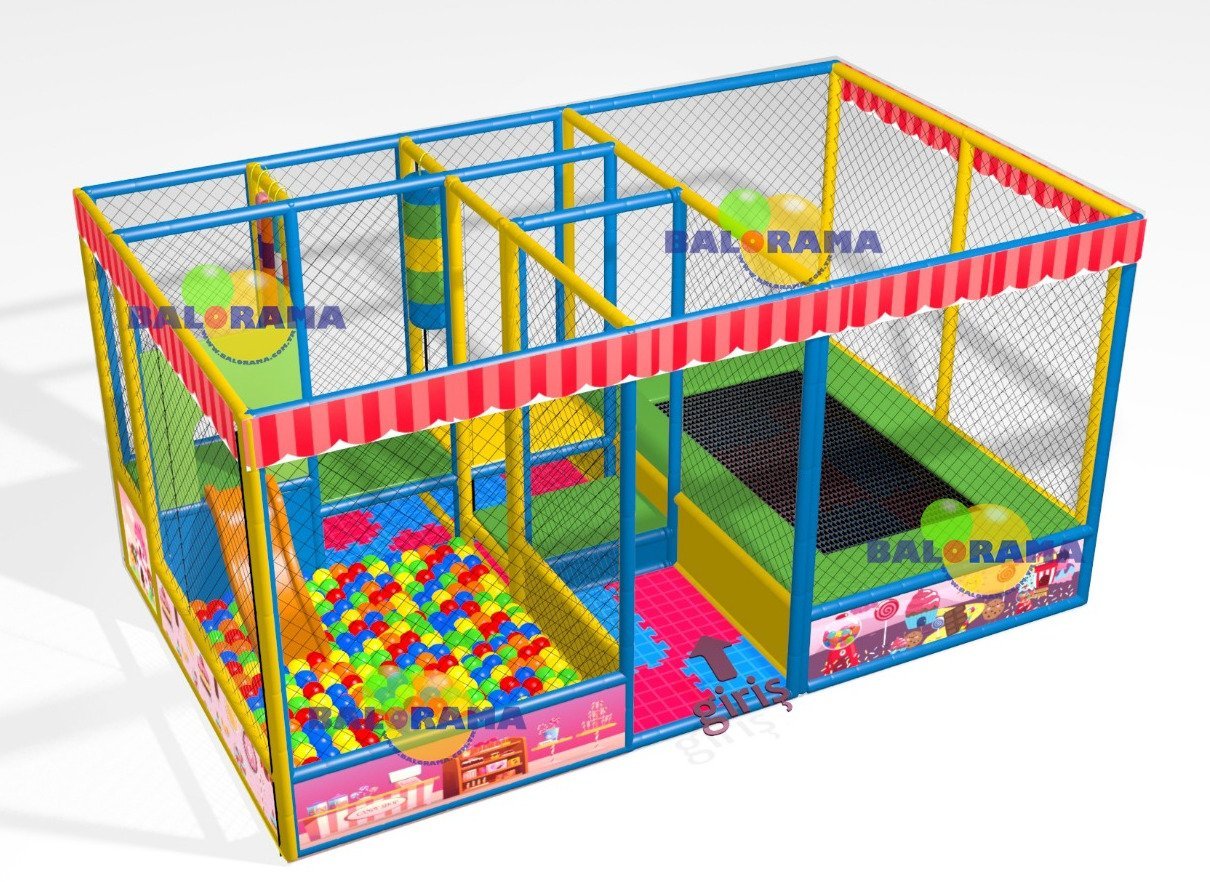 İç Mekan Oyun Parkı 5x3x2.5h Mt