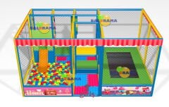 İç Mekan Oyun Parkı 5x3x2.5h Mt