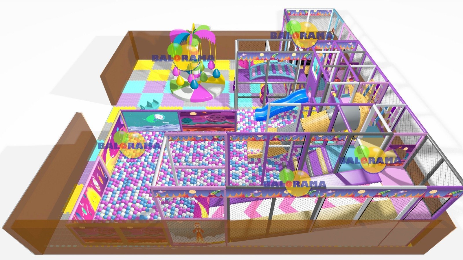 Astro Oyun Alanı Softplay Park Top Havuzu 100m2