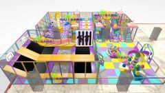 Softplay İç Mekan Oyun Parkı 185m2