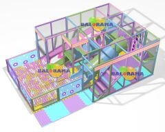 Yeni Nesil Soft Play Park 7x4.5x2.5h