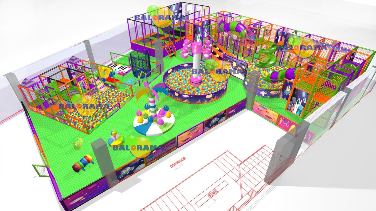 Space Oyun Parkı Projesi 500m²