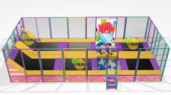 Trambolin Park Sünger Havuzlu 13x5x3h Mt