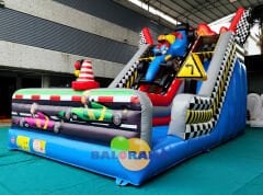 Race Car Inflatable Slide 8x4.5x5.4h Mt