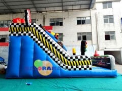 Race Car Inflatable Slide 8x4.5x5.4h Mt