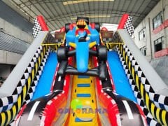 Race Car Inflatable Slide 8x4.5x5.4h Mt