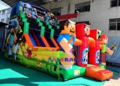 Şişme Kaydırak Minecraft 9x5x6h Mt