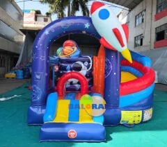 Space Rocket Şişme Oyun Parkı 3.4x3x3h Mt
