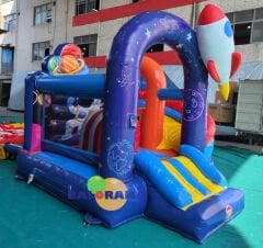 Space Rocket Şişme Oyun Parkı 3.4x3x3h Mt
