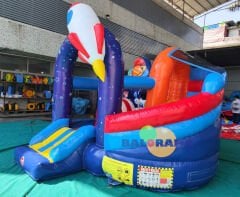 Space Rocket Şişme Oyun Parkı 3.4x3x3h Mt