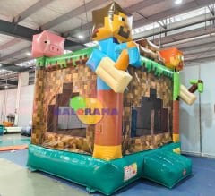 Şişme Oyun Parkı Minecraft Zıpzıp 4x4x4.5h Mt
