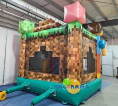 Şişme Oyun Parkı Minecraft Zıpzıp 4x4x4.5h Mt