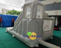 ملعب قابل للنفخ على شكل قلب، 4 × 3.6 × 2.5 ارتفاع، جبل