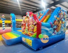 Renkli Sirk Şişme Oyun Parkı 5.2x4.5x3.8h Mt
