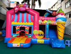 Candy Shop Kombo Şişme Park 5.4x5.3x3.6h Mt