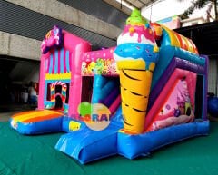 Candy Shop Kombo Şişme Park 5.4x5.3x3.6h Mt