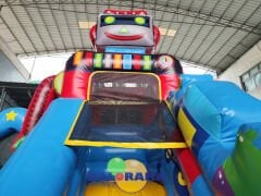 Happy Robot Şişme Oyun Parkı 6x5.6x4.2h Mt