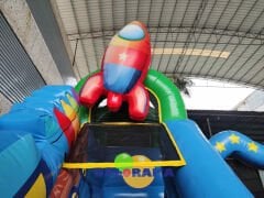 Happy Robot Şişme Oyun Parkı 6x5.6x4.2h Mt