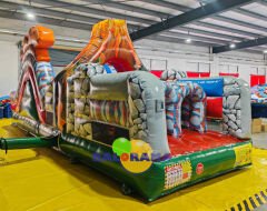 Sevimli Dinozorlar Engelli Parkur 7.5x2.4x3.3h Mt
