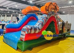 Sevimli Dinozorlar Engelli Parkur 7.5x2.4x3.3h Mt