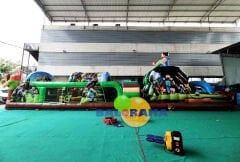 Mine Craft Dev Şişme Engelli Parkur 16x3x3.6h Mt