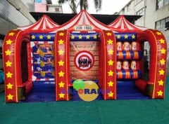 Şişme Renkli Üçlü Kombo Park 5.2x2.15x2.9h Mt