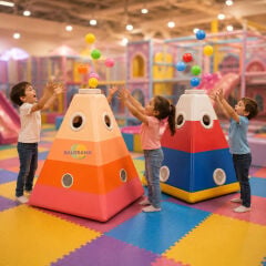 Softplay Havalı Top Volkanı