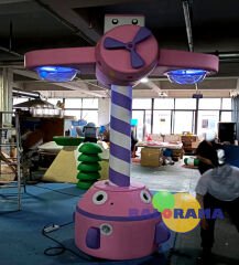 Softplay Dönen Uçak Top Yağmuru