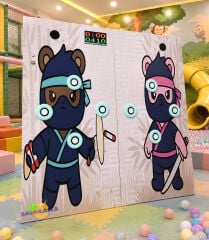 Softplay Ninja Duvarı 244cm