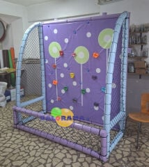 Softplay Sünger Havuzlu Tırmanma Duvarı 2x0.75x2.1h Mt