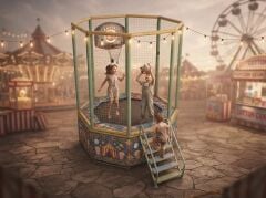 170cm Octagonal Trampoline, Locally Manufactured.