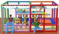 Trambolinli Top Havuzu 4x2x2m