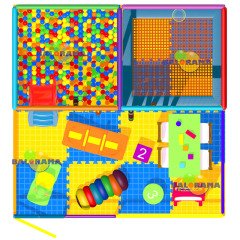 Children's Playground 4x4x2m