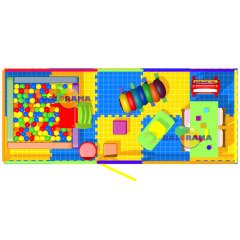 İç mekan Oyun Alanı Softplay 5x2x1m
