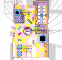 Softplay Şeker Tema Top Havuzu 75m2