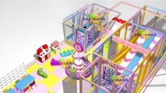 Softplay Şeker Tema Top Havuzu 75m2