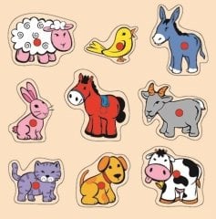Ahşap Geometrik Puzzle